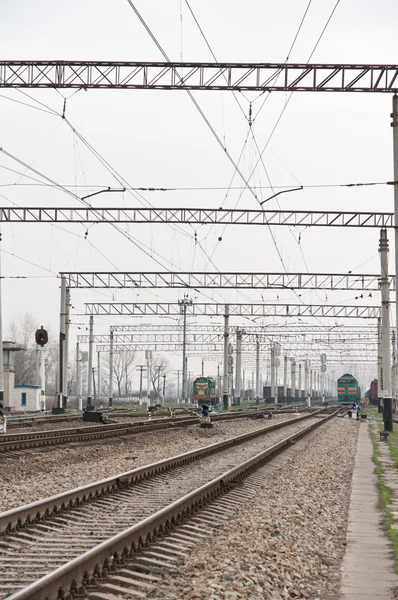 Ηλεκτροδότηση σιδηροδρόμων — Φωτογραφία Αρχείου