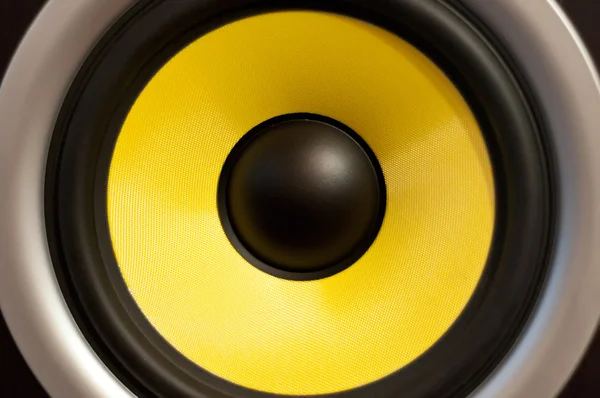 stock image Yellow speaker