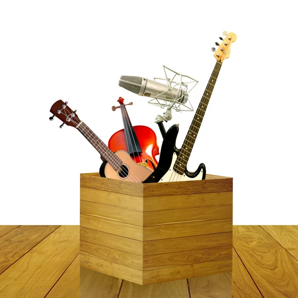 Instrument muziekdoos — Stockfoto