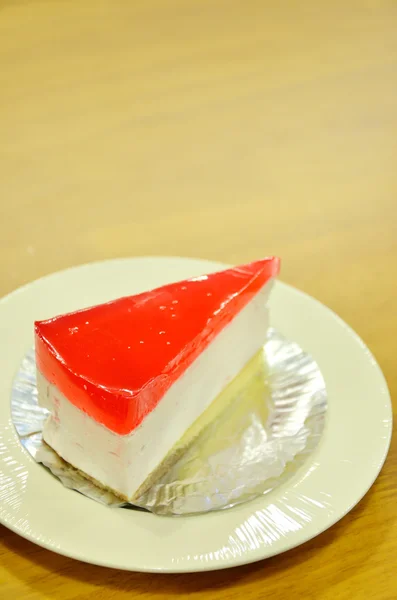 Jordgubbscheese Cake — Stockfoto