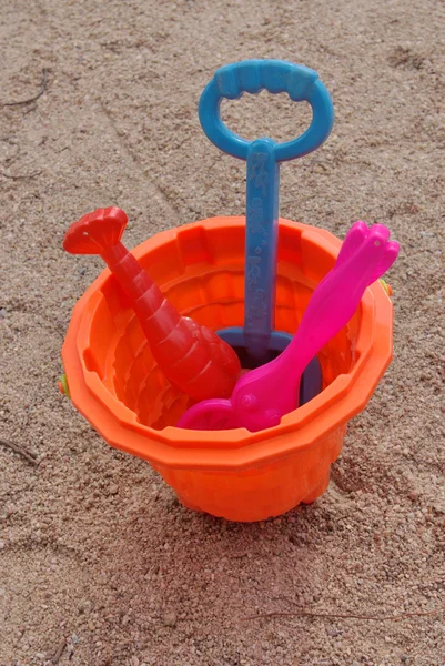 Brinquedo para brincar com areia — Fotografia de Stock