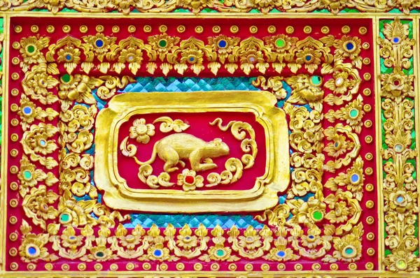 Native Thai style of rat pattern — Stock Photo, Image