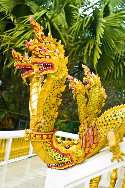 Tri cabezas dragón en mamá monstruo boca —  Fotos de Stock