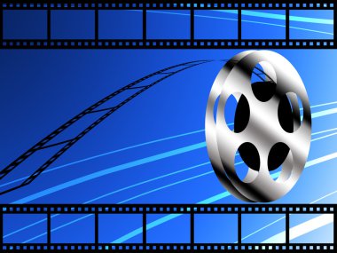 Film strip roll clipart