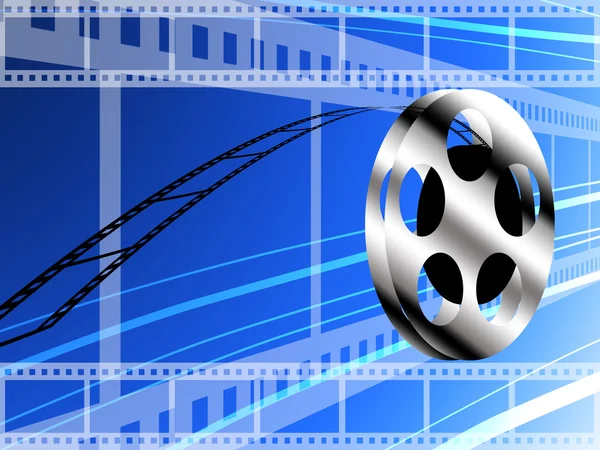 Film teknik koncept, filmen rulla bakgrund — Stockfoto