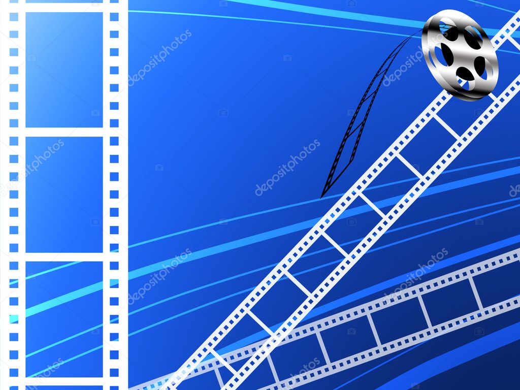 Film strip abstract background