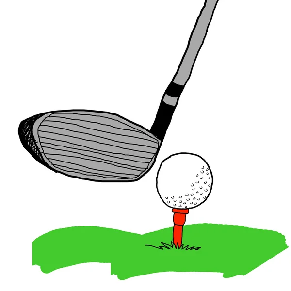 Golfspiel — Stockfoto