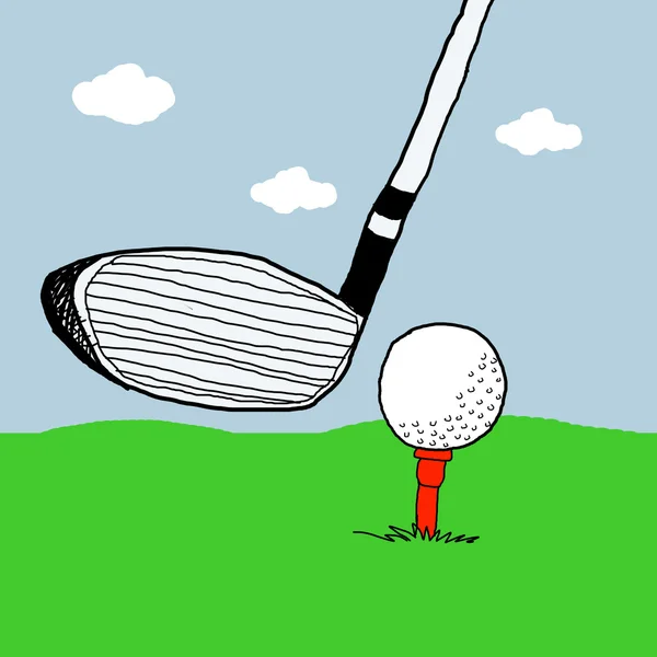 Jogo de golfe — Fotografia de Stock