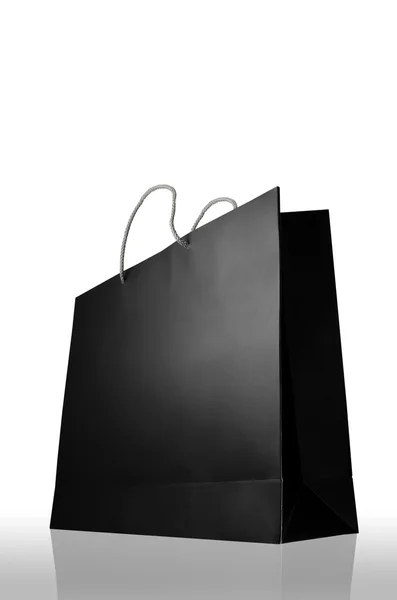 白い背景の上釉ショッピング バッグ — ストック写真