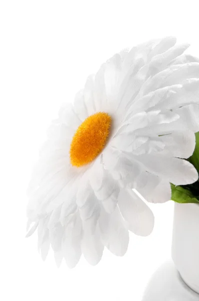Kamille, bloem gemaakt van doek — Stockfoto