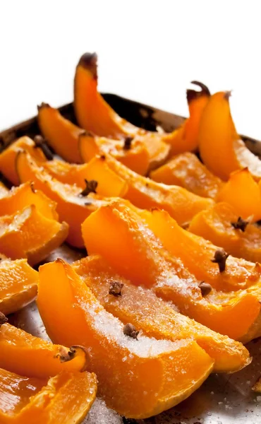 The roasted pumpkin with spice — Stock Photo, Image