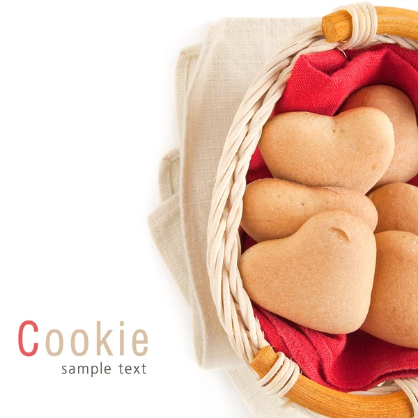 Sevgililer kurabiye — Stok fotoğraf