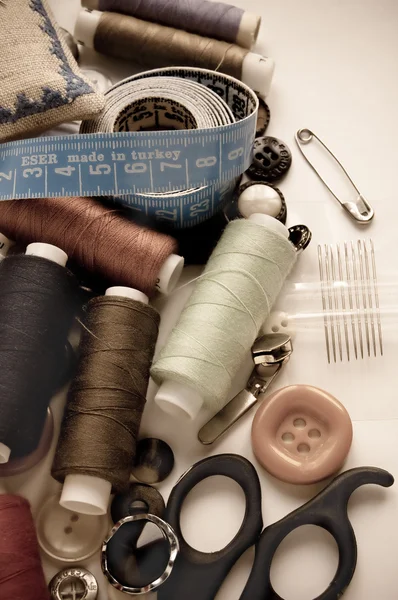 Sewing kit. — Stock Photo, Image