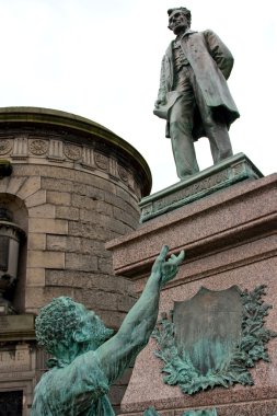 İskoç asıllı ABD'li askerler anıt ve lincoln Anıtı edin