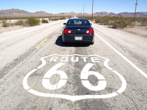 Car on the famous Route 66 — Stock Photo, Image
