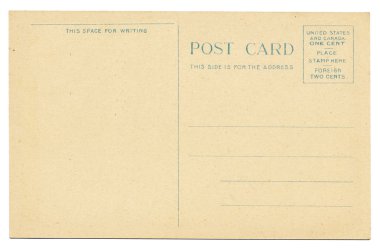 tarihi posta kartı