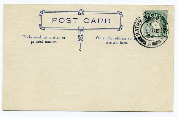 Cartão postal histórico — Fotografia de Stock