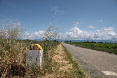 Highway in southern France clipart