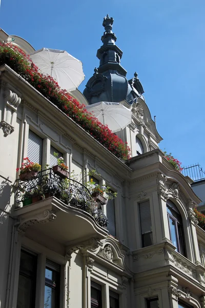 Facade of Wilhelminian style house — Stock Photo, Image