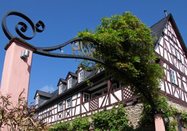 Archway at a vineyard clipart