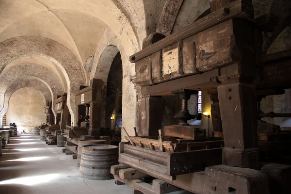 stock image Old arches on vineyard