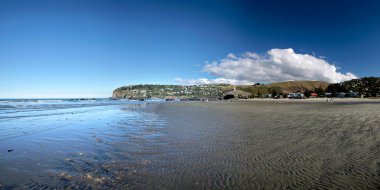 Sumner Beach near Christchurch clipart