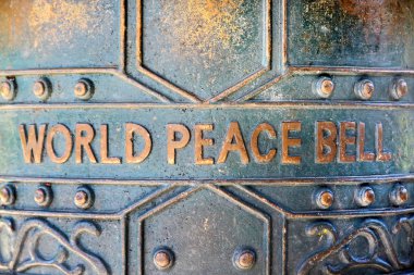 World Peace bell clipart