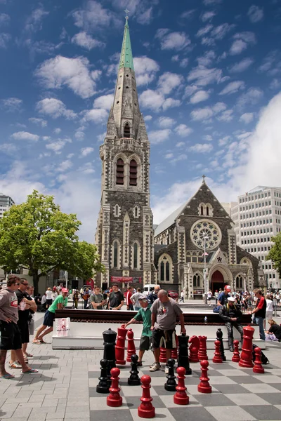 Stock image Christchurch Cathedral before the Earth quake