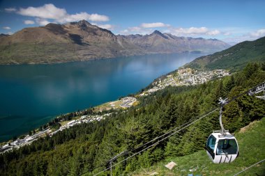 Skyline Gondola to the Bobs Peak clipart