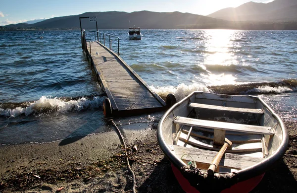 Ufer von te anau, Neuseeland — Stockfoto