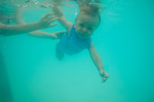 Swimming lesson — Stock Photo, Image
