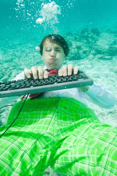 Working in any conditions is possible — Stock Photo, Image