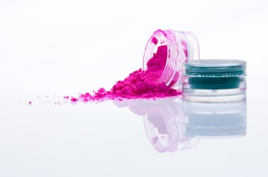 Makeup powder jars clipart