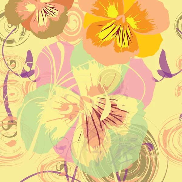 Blomsterbakgrunn – stockvektor