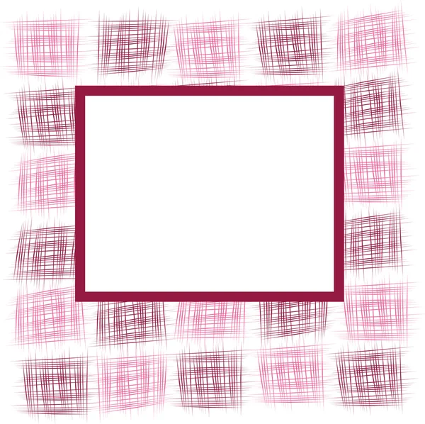 Frame with abstract squares — Stock Vector