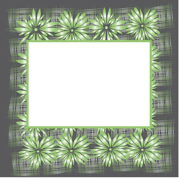 Original floral frame — Stock Vector