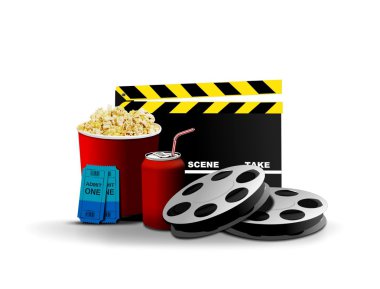 Movie and entertainment clipart