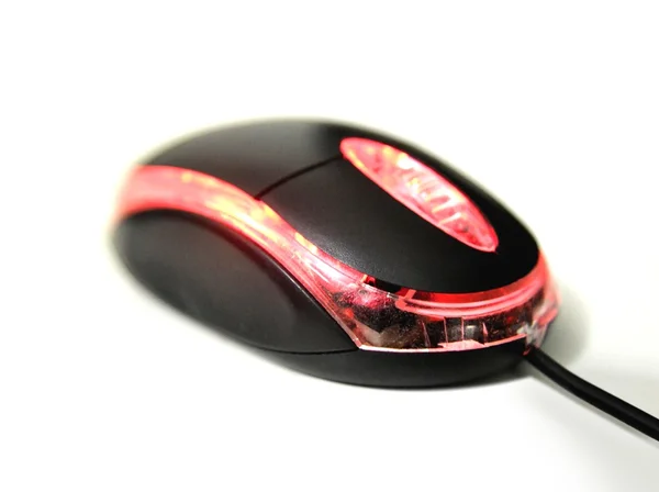 Computer mouse with cable — Stock Photo, Image