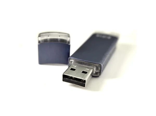 Flash drive sobre branco — Fotografia de Stock