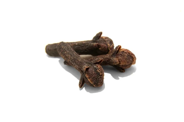 Cloves in close up on white — Stock Photo, Image