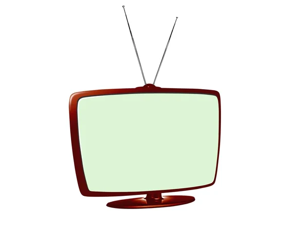 TV LCD con antenna — Foto Stock