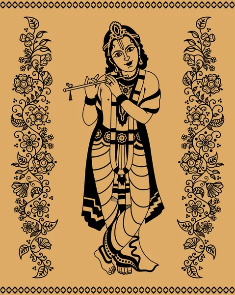 Индийский бог — стоковый вектор