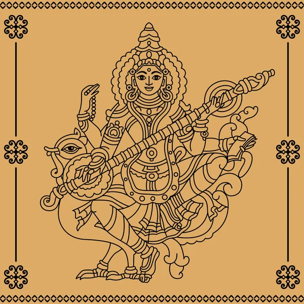 Dieu indien — Image vectorielle
