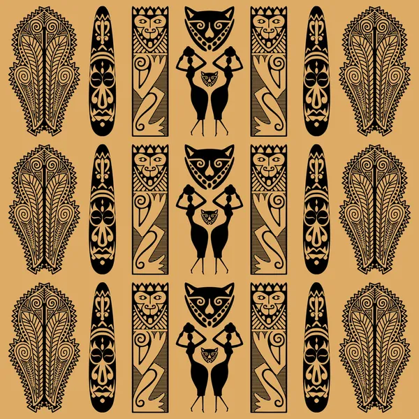 アフリカの装飾的なパターン — ストックベクタ