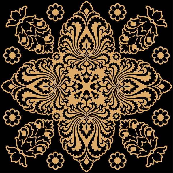 Beige decorative pattern — Stock Vector