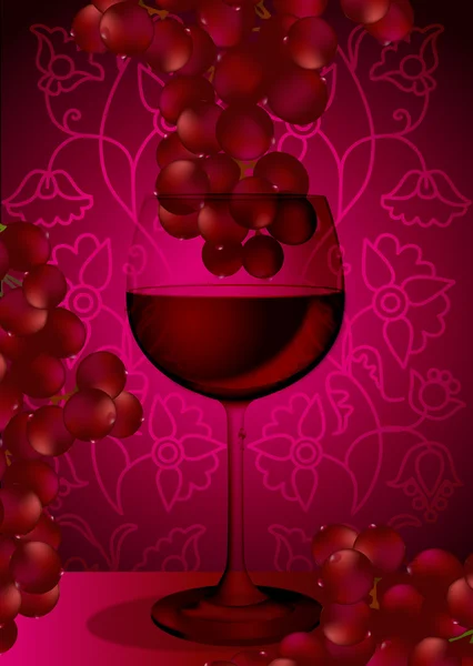 Vigne rouge — Image vectorielle