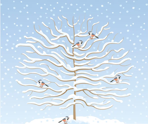 冬树 — 图库矢量图片