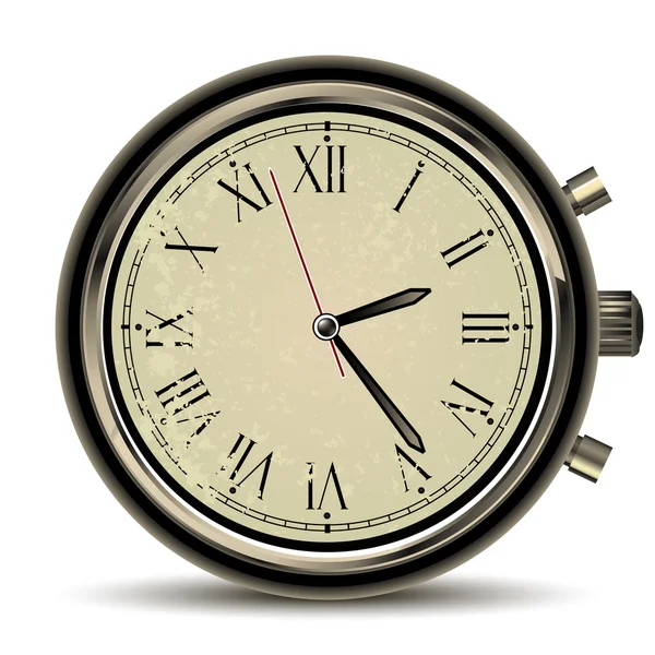 Винтажные часы — стоковый вектор