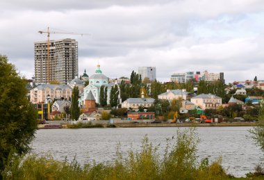 Panorama of Voronezh clipart