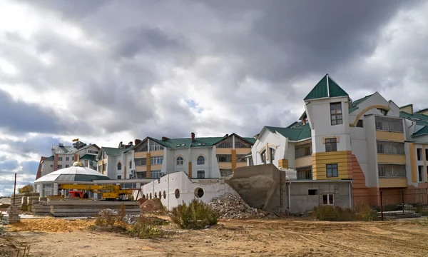 Townhouse inşaatı — Stok fotoğraf